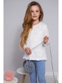 Bluza fetita crem cu stelute NDZ8136 - Magazin online - Boutique